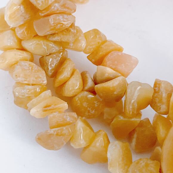 Genuine Honey Jade Gemstone Carved Rose Stretch Bracelet Boho Yellow Floral VTG - Picture 12 of 14